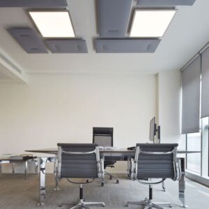 mitesco ceiling pannello fonoassorbente fissaggio a soffitto